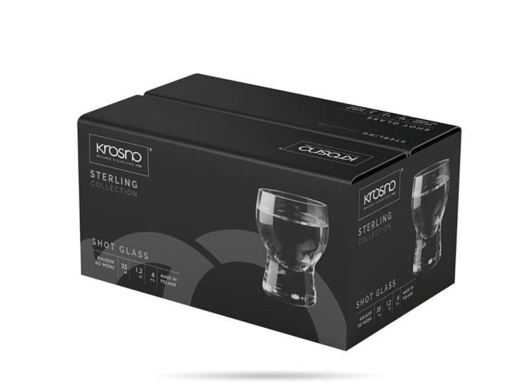 Kieliszki do wódki Sterling 35 ml zestaw 6 szt KROSNO
