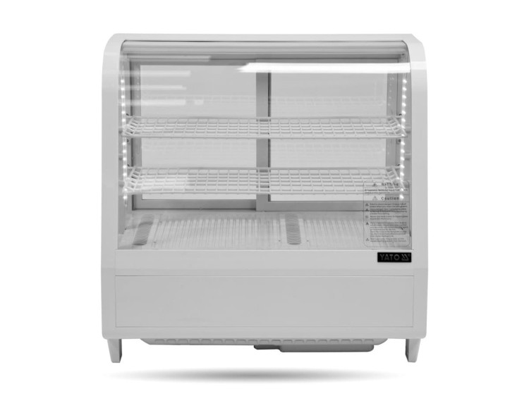Witryna chłodnicza nastawna 100 L biała YATO