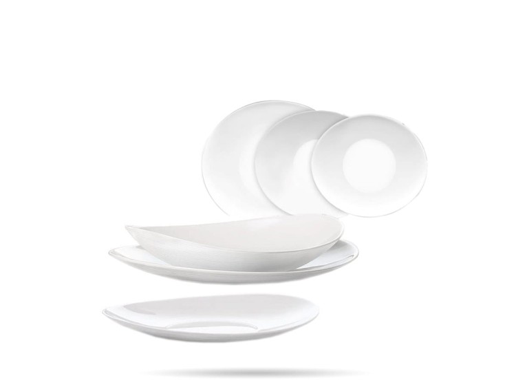 Serwis obiadowy dla 12 os 36 el biały Prometeo BORMIOLI ROCCO