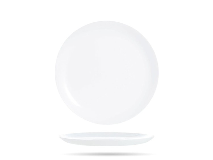 Serwis obiadowy z dużą salaterką dla 6 os 19 el biały Diwali LUMINARC