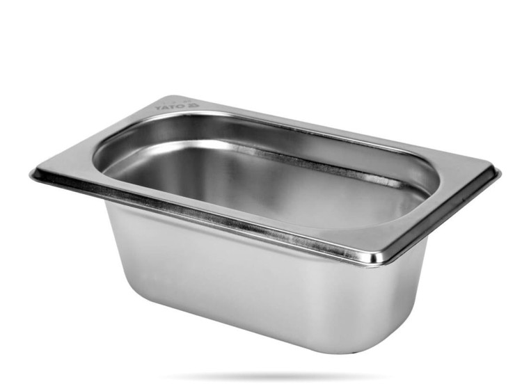 Pojemnik gastronomiczny GN 1/9 wys. 6,5 cm stal nierdzewna YATO
