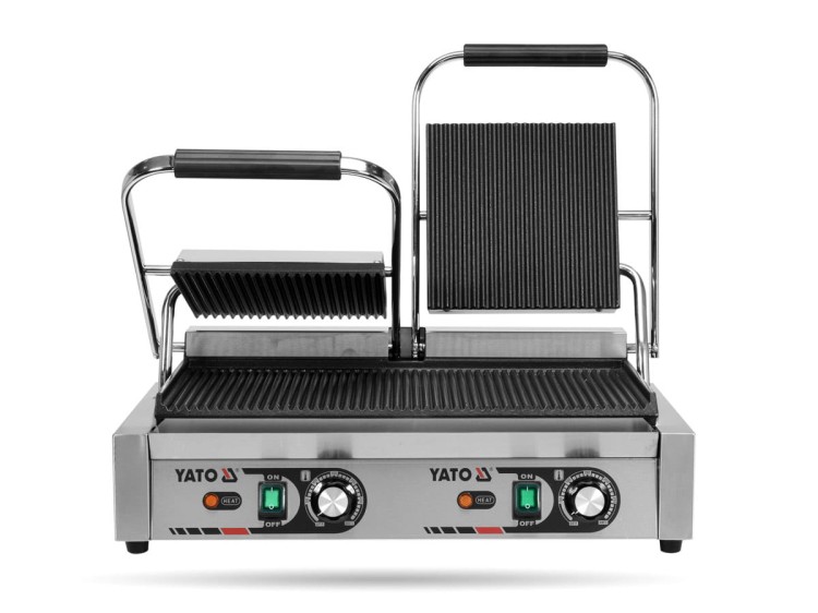Podwójny grill gastronomiczny o mocy 3,6kW YATO