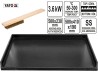 Podwójny grill gastro 1/2 PŁASKI 58CM 3,6KW YATO