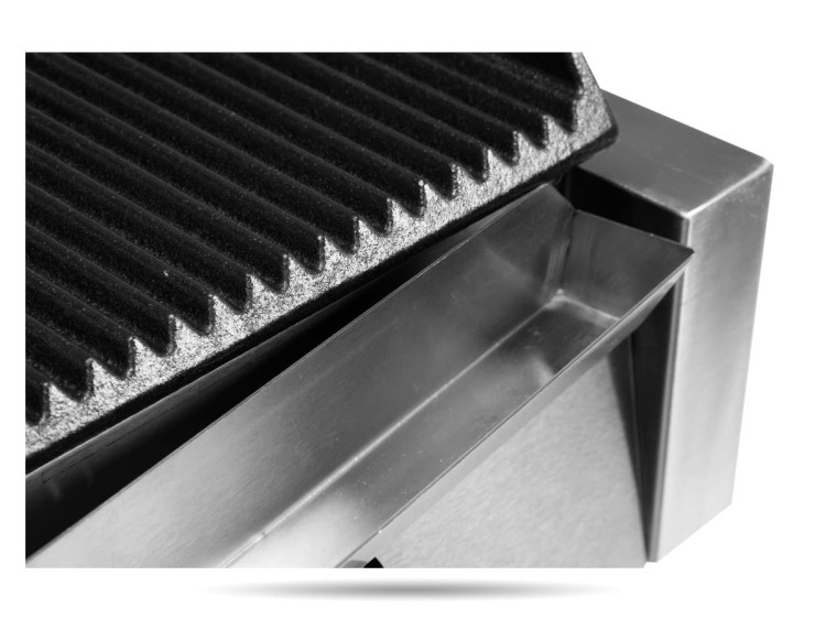 Grill kontaktowy Panini ryflowany 44 cm YATO