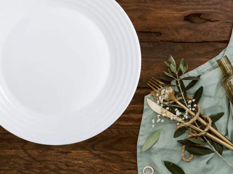 Serwis kawowo obiadowy dla 6 os 38 el czarno - biały Harena LUMINARC