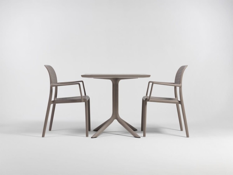 Stół CLIP 70x70cm tortora NARDI