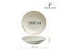Talerz głęboki coupe Sand Seasons 26 cm kremowy porcelana PORLAND