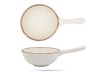 Salaterka z rączką Sand Seasons średnica 16 cm kremowa porcelana PORLAND
