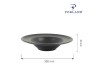 Talerz do pasty risotto Coal 30 cm czarny talerz głęboki porcelana Seasons PORLAND
