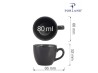 Filiżanka bez spodka espresso Coal 80 ml czarna porcelana Seasons PORLAND