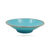 Talerz głęboki na stopie Laguna 26 cm turkus Seasons porcelana PORLAND