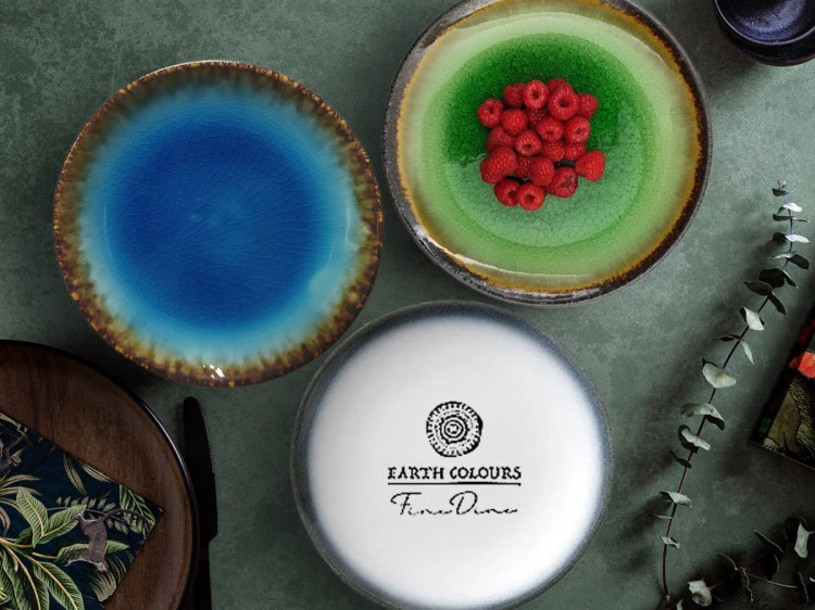 Talerz płytki 26,4 cm Silk Earth Colours Fine Dine