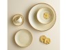 Talerz do steków Sun 32 x 26 cm żółty talerz płytki porcelana Seasons PORLAND