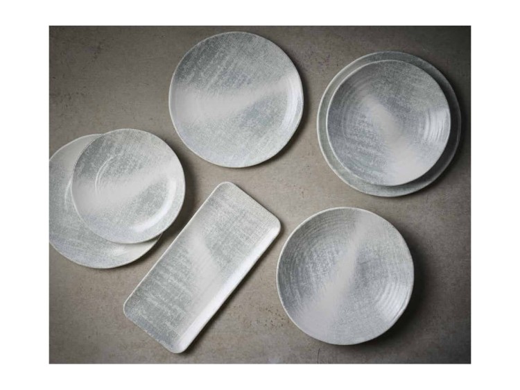 Talerz coupe 25 cm Jute Grey Dudson CHURCHILL