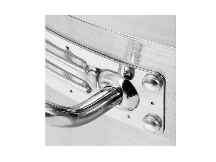 Garnek gastronomiczny z pokrywą 17 L średni 32 x 22 cm stal YATO GASTRO