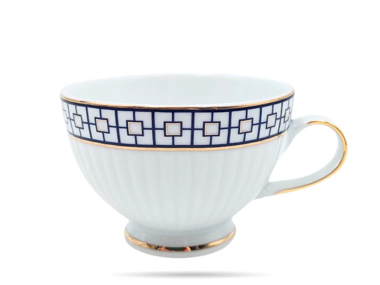 Filiżanki ze spodkami 200 ml 2 szt Patra prezent PORCELANA BOGUCICE