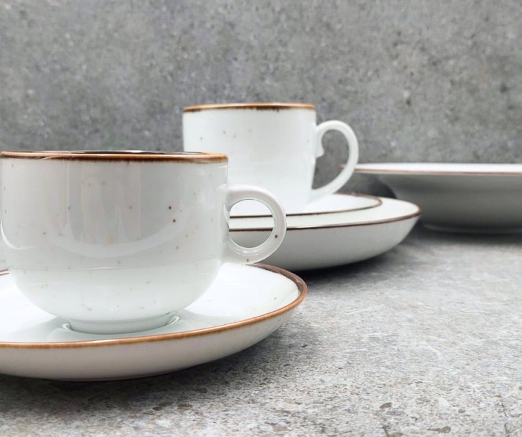Talerz głęboki coup 20 cm Rustic Snow biały Alumina PORCELANA BOGUCICE