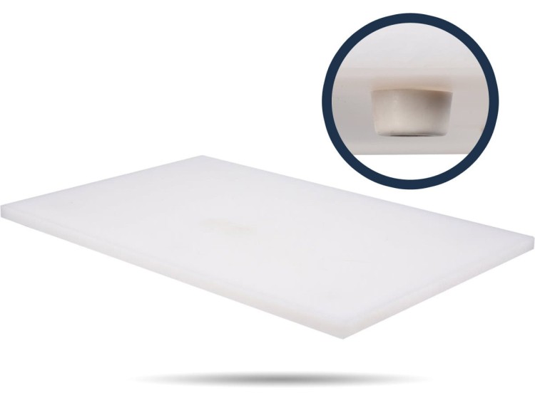 Deska do krojenia HACCP 60 x 39 cm biała YATO