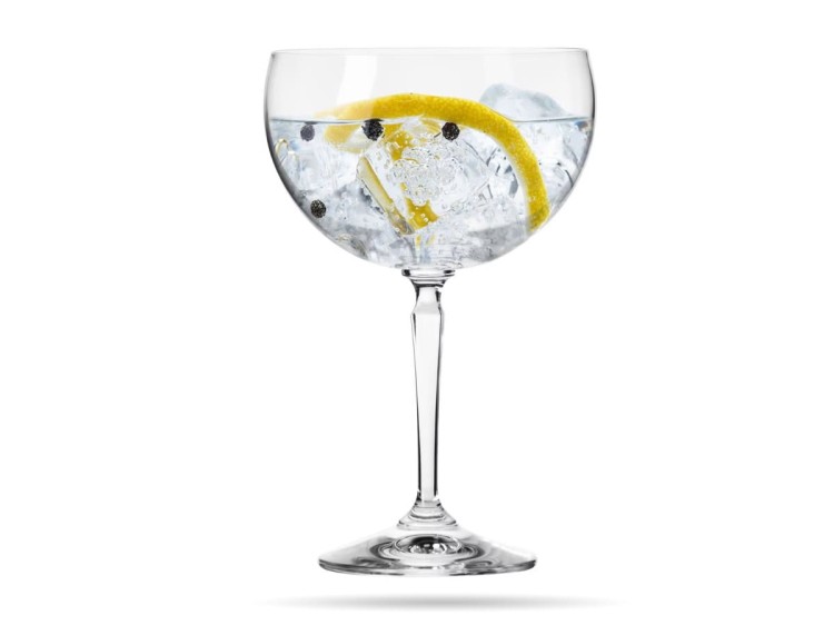Kieliszki do wody koktajli 470 ml zestaw 4 szt goblet Roma KROSNO