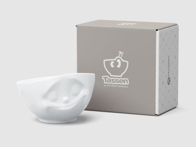 Uśmiechnięta salaterka 500 ml Happy! porcelana Tassen 58PRODUCTS