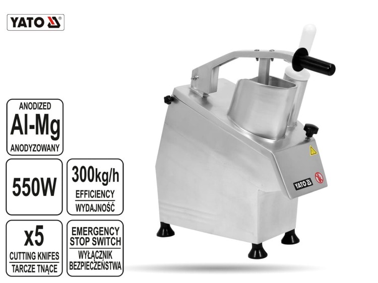 Szatkownica elektryczna gastro 300kg/h YATO