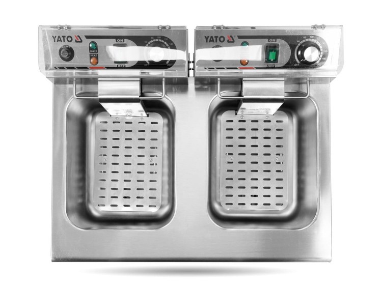 Frytownica 2-komorowa 2 x10 L 3kW YATO
