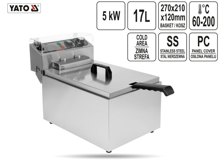 Frytownica elektryczna 17 L 5 kW YATO