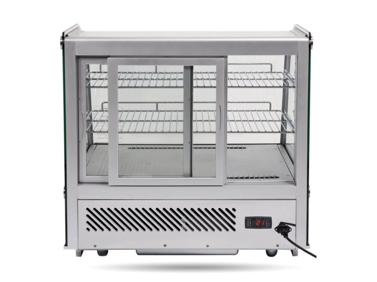 Witryna chłodnicza 120L srebrna YATO