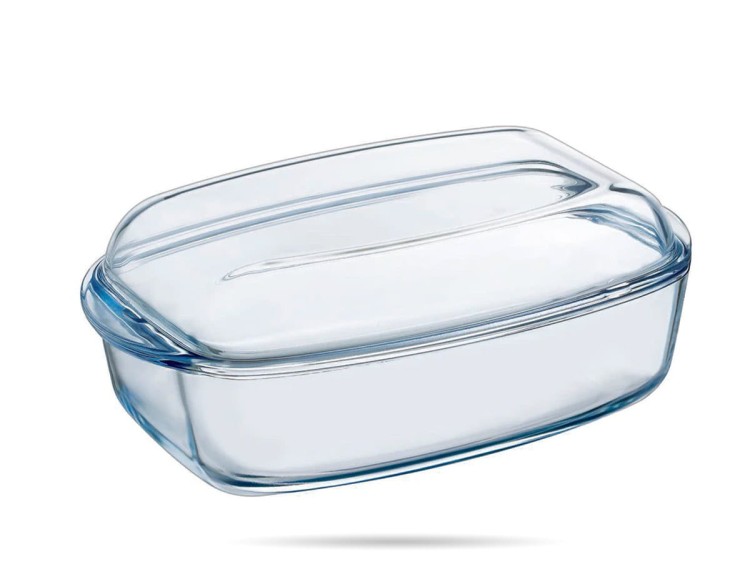 Szklane naczynie żaroodporne z pokrywą 33 x 20 cm 4,5 L PYREX