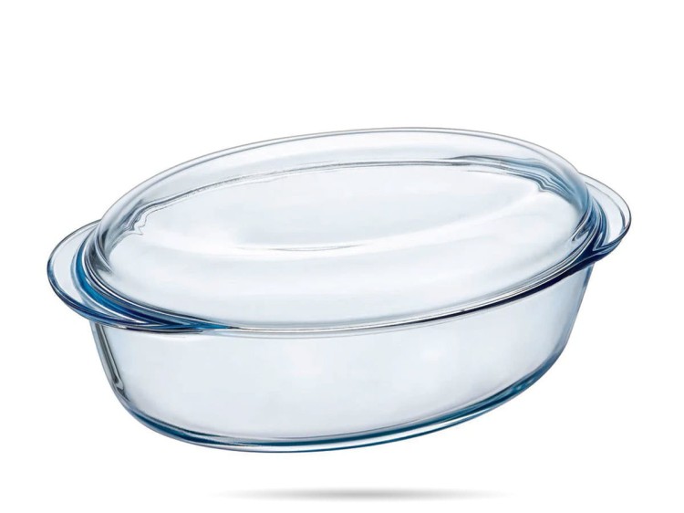Szklane naczynie żaroodporne z pokrywą 33 x 20 cm 4,1 L PYREX