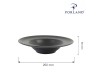 Talerz do pasty risotto Coal 26 cm czarny talerz głęboki porcelana Seasons PORLAND