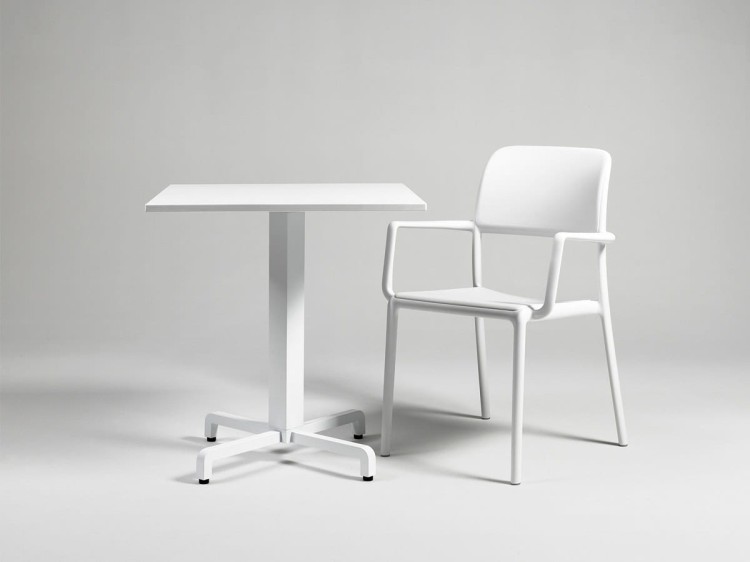 Krzesło ogrodowe Bora Bianco białe NARDI