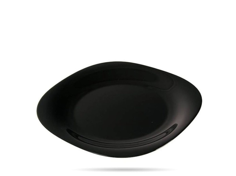 Serwis obiadowy dla 6 osób 18 elementów czarno biały Carine LUMINARC