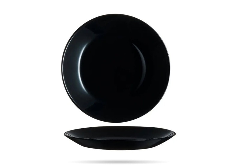 Talerz obiadowy 25 cm czarny Zelie ARCOPAL