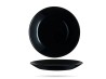 Talerz obiadowy 25 cm czarny Zelie ARCOPAL
