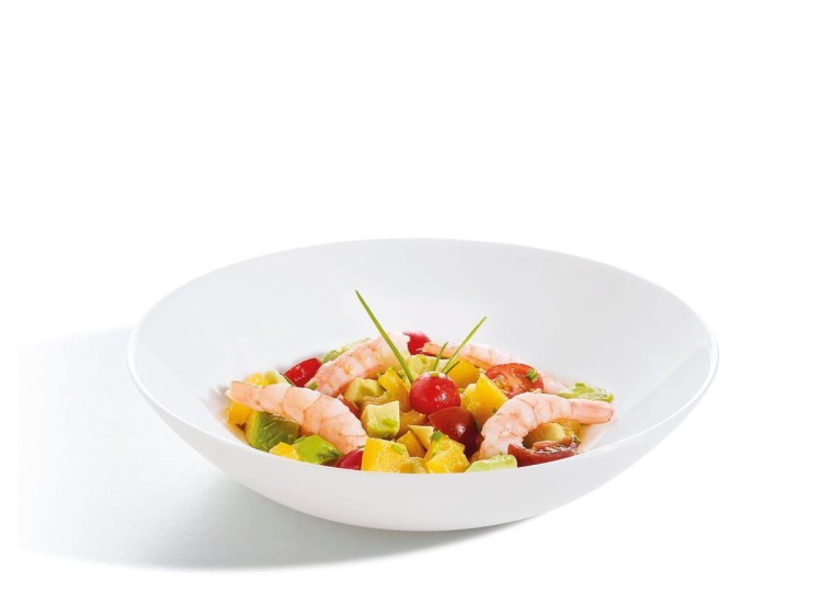 Serwis obiadowy dla 4 os 12 elementów biały Diwali LUMINARC