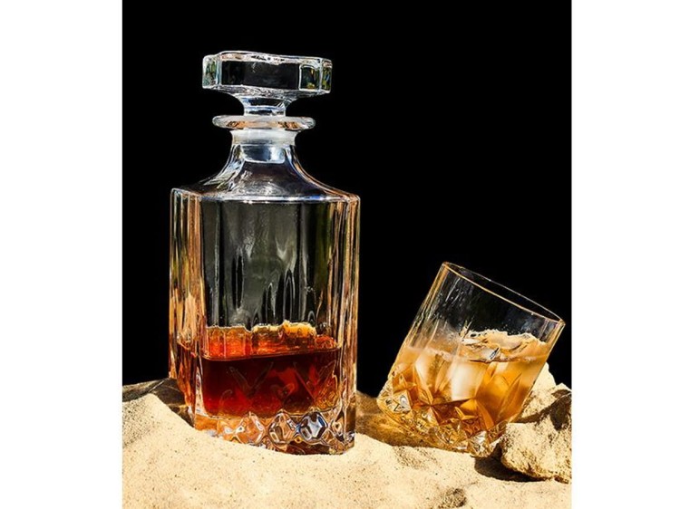 Zestaw do whisky Prestige Classico karafka + 6 szklanek kryształ BOHEMIA