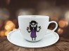 Filiżanka ze spodkiem 320 ml Strziga kolekcja śląska PORCELANA BOGUCICE
