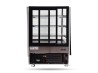 Witryna chłodnicza 400L czarna 90x80x144 YATO