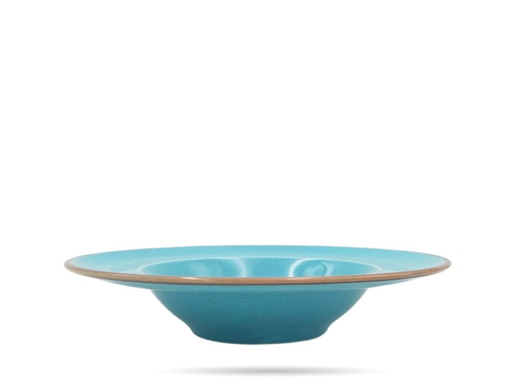 Talerz do pasty risotto Laguna 30 cm turkus porcelana Seasons PORLAND