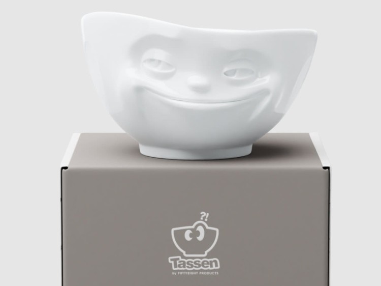 Uśmiechnięta salaterka 500 ml Grinning! porcelana Tassen 58PRODUCTS