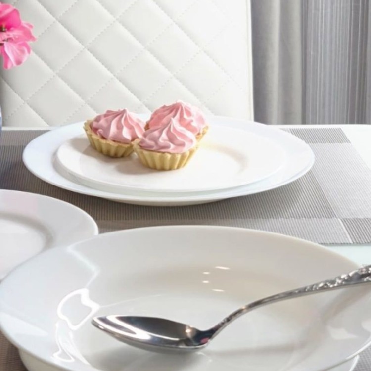 Serwis obiadowy dla 6 osób 18 elementów biały Every Day LUMINARC