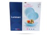Serwis obiadowy dla 6 os 18 el niebieski Paradise Blue Diwali LUMINARC