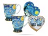 Kubki w sercu prezent 280 ml Gwiaździsta noc Van Gogh CARMANI