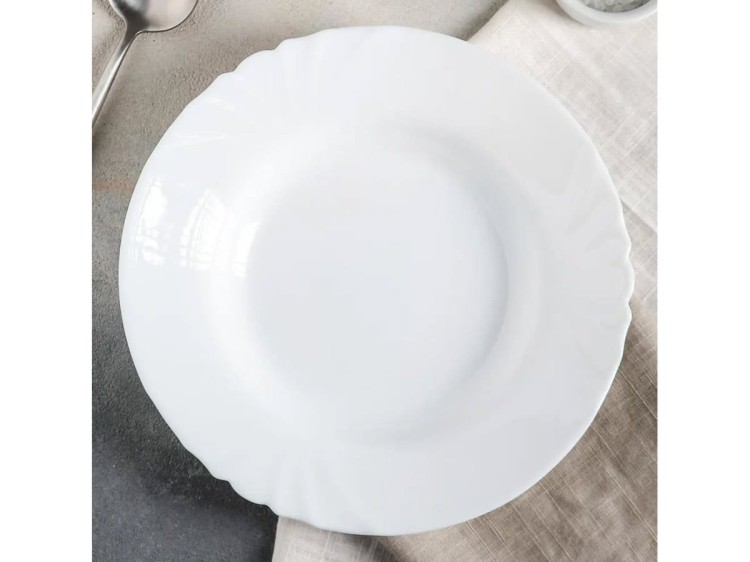 Serwis obiadowy dla 18 os 54 elementów biały Cadix LUMINARC