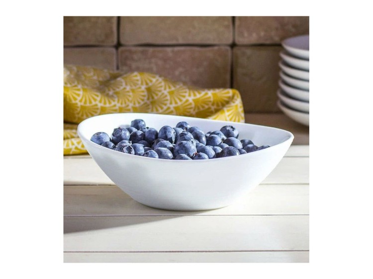 Serwis obiadowy z salaterką dla 6 os 25 el biały Prometeo BORMIOLI ROCCO