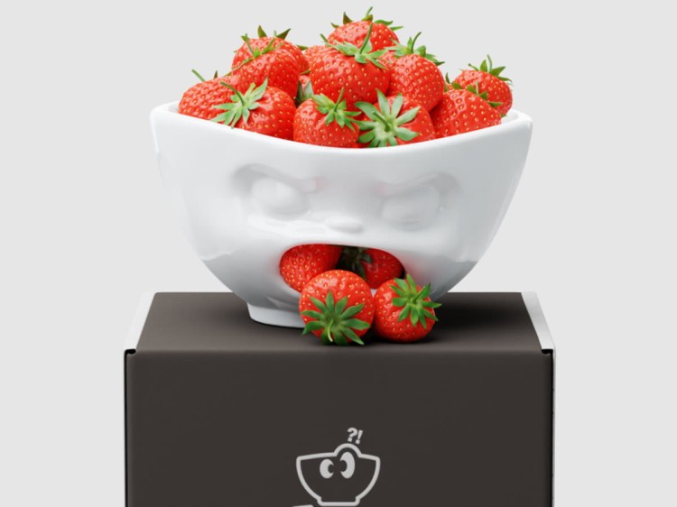 Duża salaterka 1L z otworem porcelana prezent Tassen 58PRODUCTS