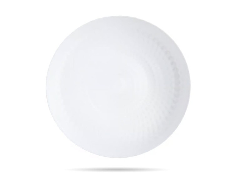 Serwis obiadowy z dużą salaterką 6 os 19 el biały Pampille White LUMINARC