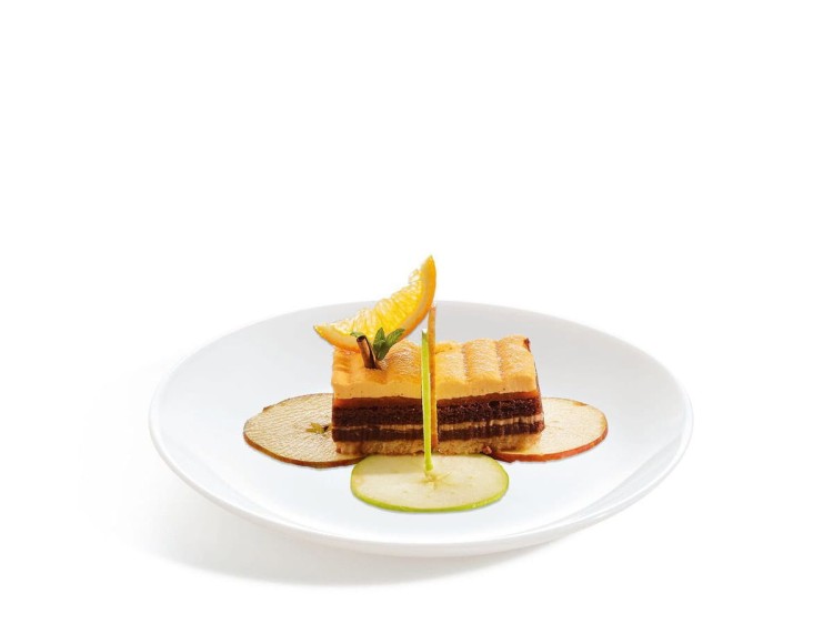 Serwis obiadowy z dużą salaterką dla 6 os 19 el biały Diwali LUMINARC