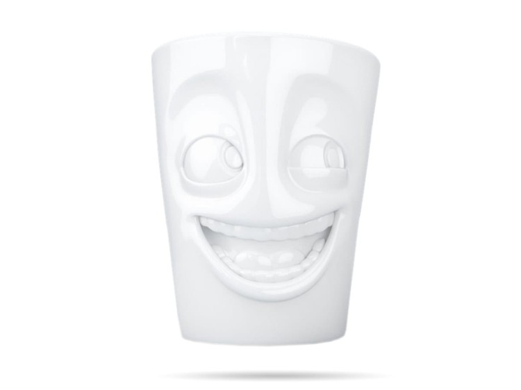 Wesoły kubek 350 ml Joking porcelana prezent Tassen 58PRODUCTS